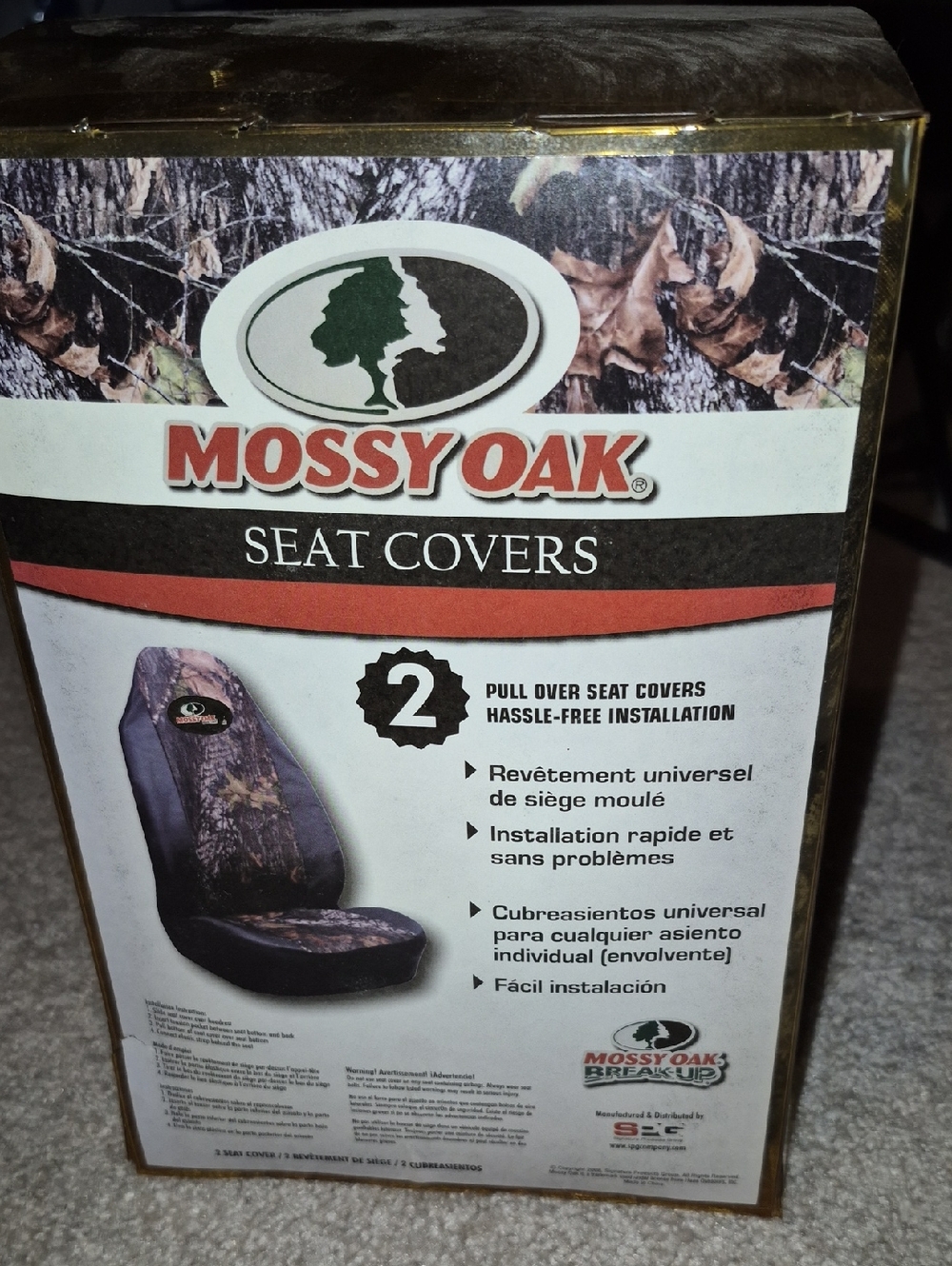 Mossy Oak Seat Covers.